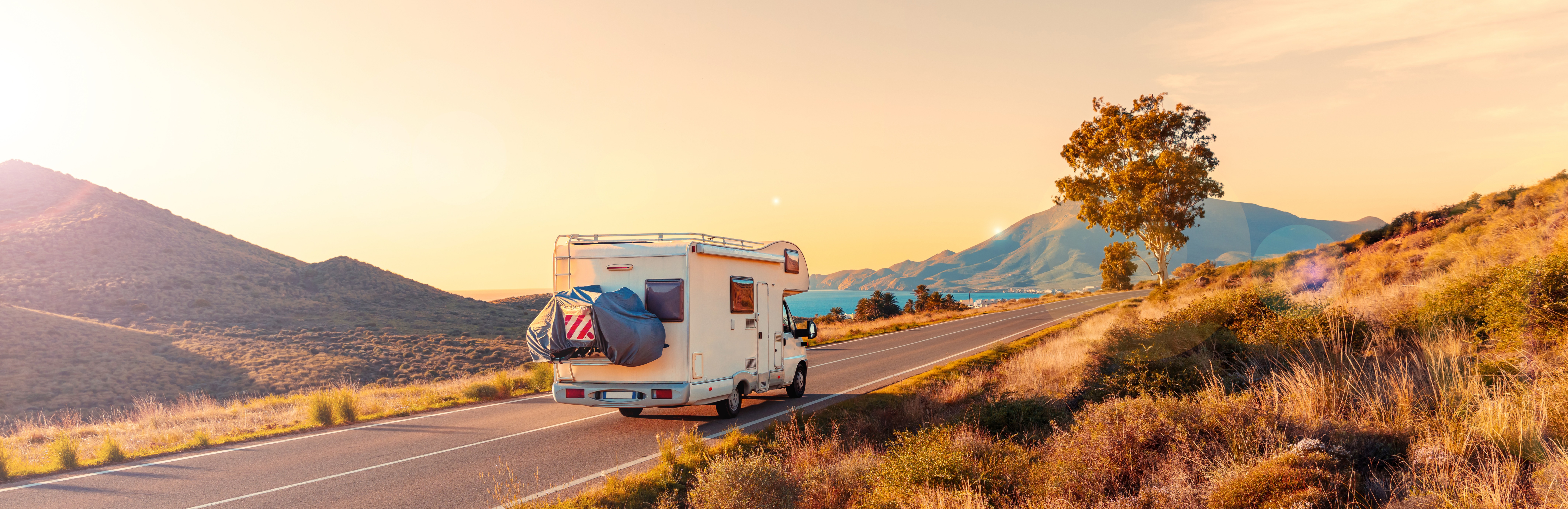 Urlaubsreise im Wohnmobil